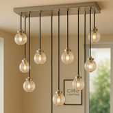 Pearl Rectangular Chandelier 36"